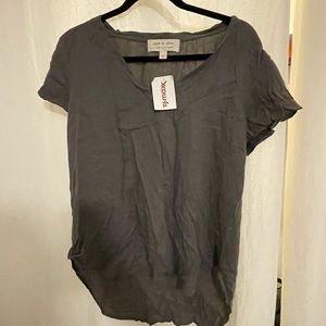 Cloth & stone gray top